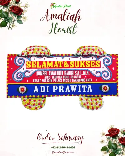 Karangan Bunga Ucapan Selamat di Olo