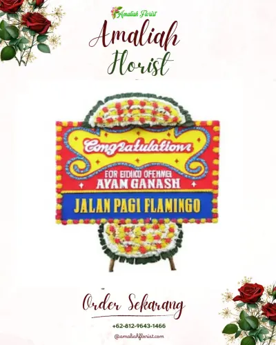 Bunga Papan Congratulation di Olo